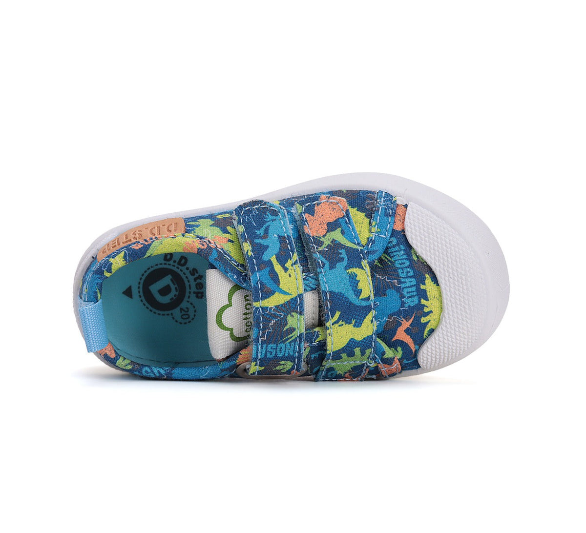 D.D.Step tenisi baieti 26-31 Bermuda Blue cu Dino