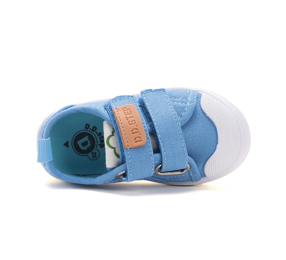 D.D.Step tenisi baieti 20-25 Bermuda Blue simplu