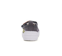 D.D.Step tenisi baieti 26-31 Dark Grey cu crocodil