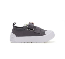 D.D.Step tenisi baieti 26-31 Dark Grey cu crocodil