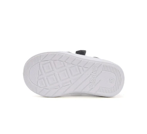 D.D.Step tenisi baieti 20-25 Dark Grey cu crocodil
