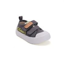 D.D.Step tenisi baieti 20-25 Dark Grey cu crocodil
