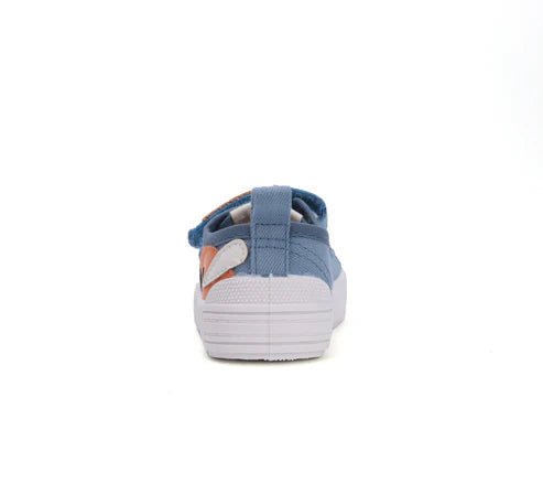 D.D.Step fiú tornacipő 26-31 Bermuda Blue kutyás mintával Másodlagos kép