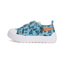 D.D.Step tenisi baieti 26-31 Sky Blue cu Surf