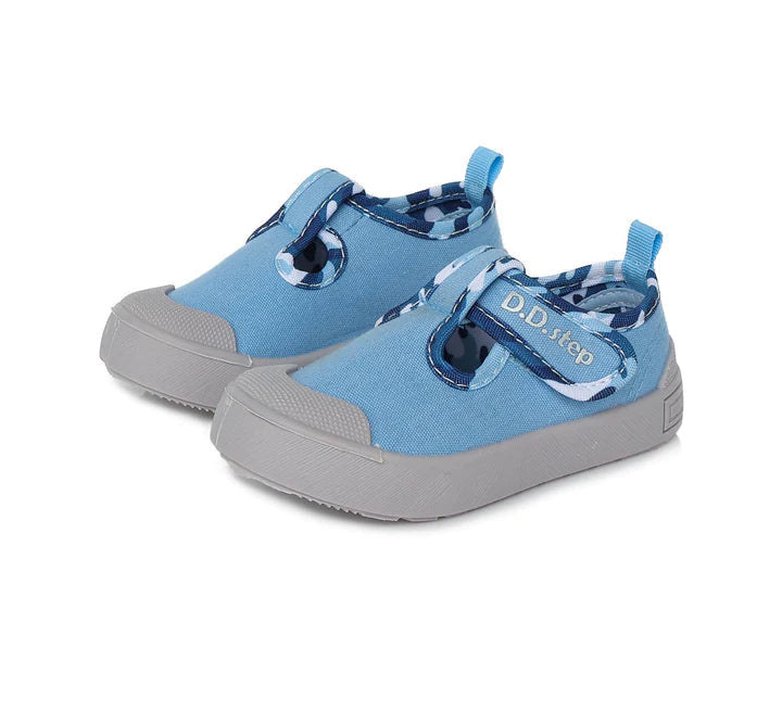 D.D.Step tenisi baieti decupati 20-25, Bermuda Blue Imagine secundară a produsului