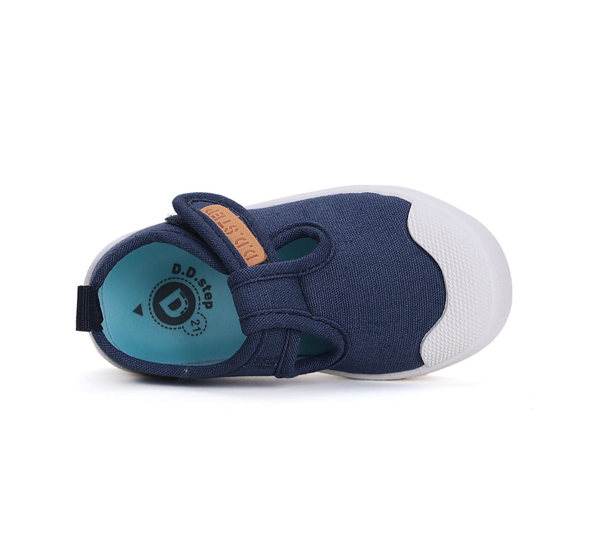 D.D.Step tenisi baieti decupati 20-25 Royal Blue simplu