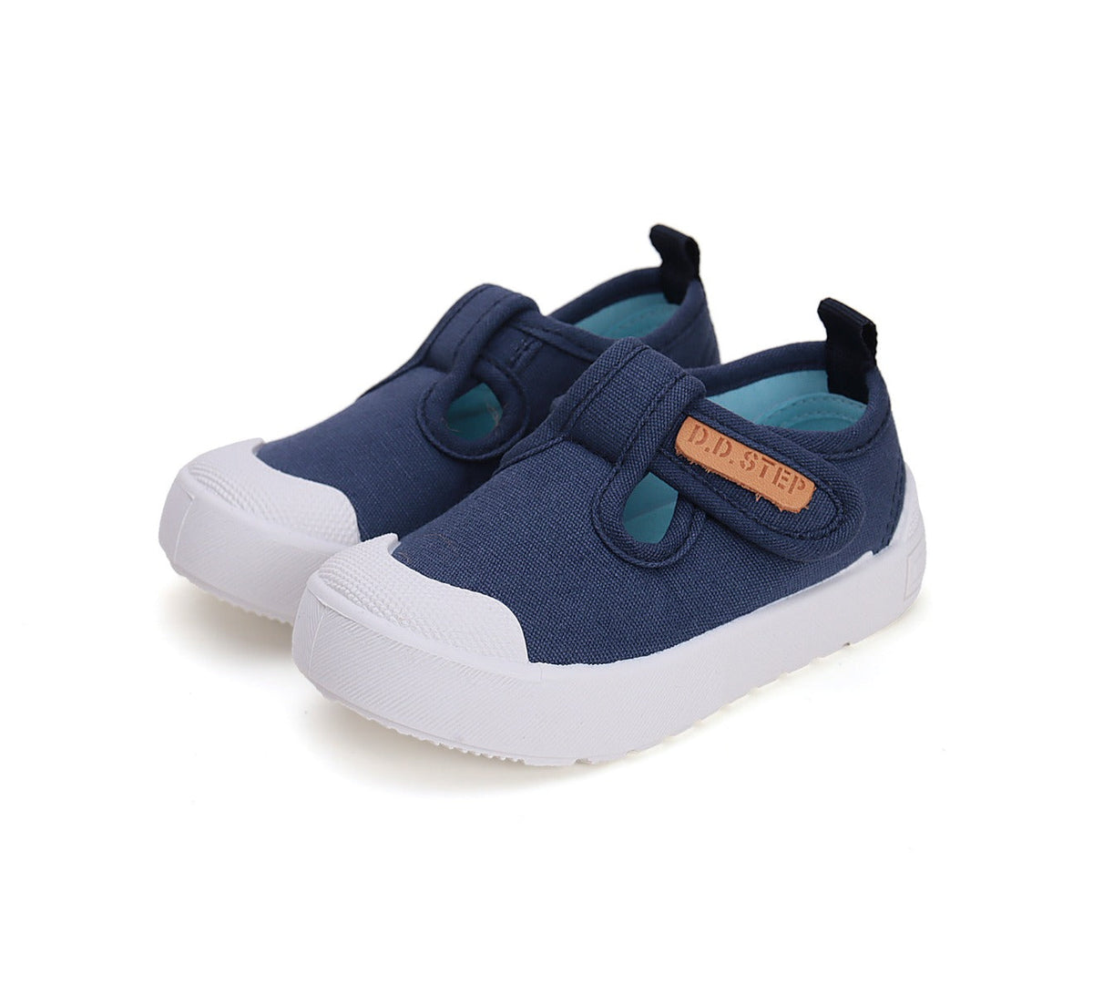 D.D.Step tenisi baieti decupati 20-25 Royal Blue simplu