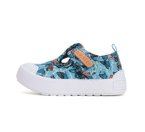 D.D.Step tenisi baieti decupati 20-25 Sky Blue cu Rechin