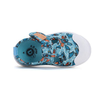 D.D.Step tenisi baieti decupati 20-25 Sky Blue cu Rechin
