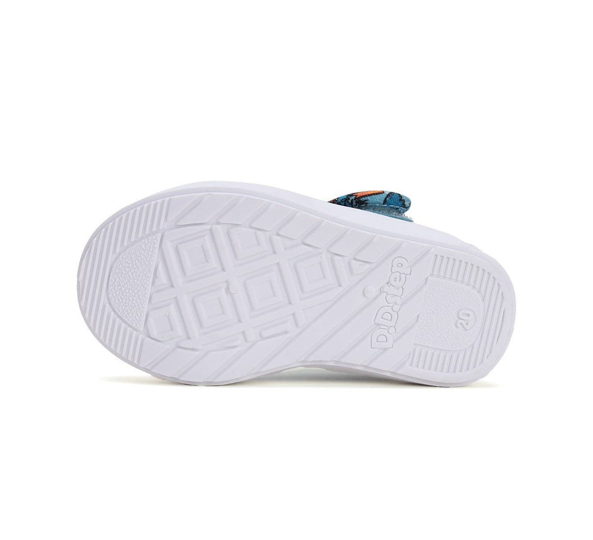 D.D.Step tenisi baieti decupati 20-25 Sky Blue cu Rechin