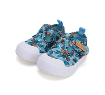 D.D.Step tenisi baieti decupati 20-25 Sky Blue cu Rechin