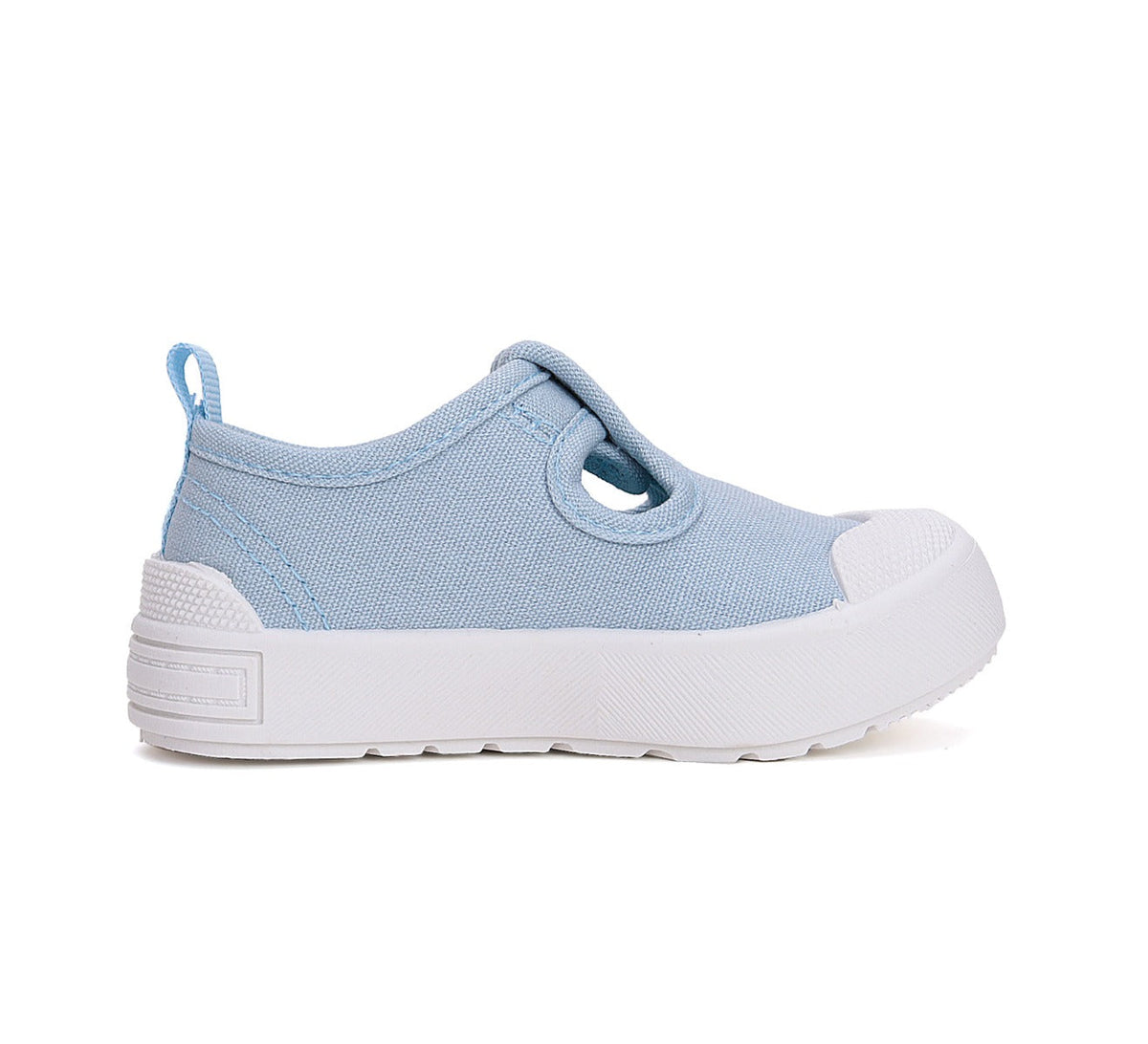 D.D.Step tenisi baieti decupati 20-25 Sky Blue simplu