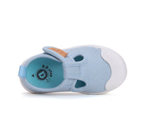 D.D.Step tenisi baieti decupati 20-25 Sky Blue simplu