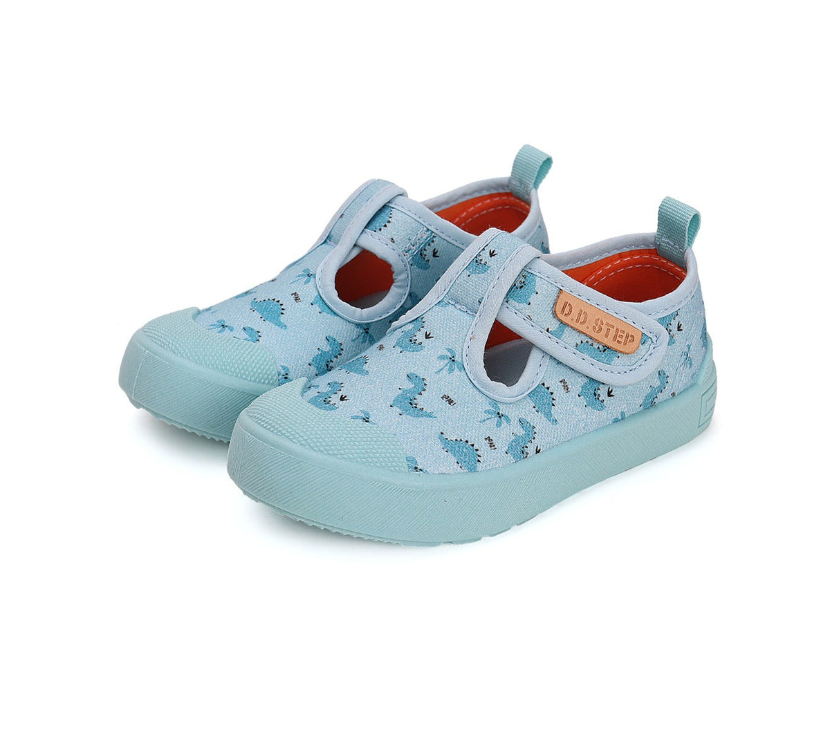 D.D.Step tenisi baieti decupati 26-31, Sky Blue cu dino Imagine principală a produsului
