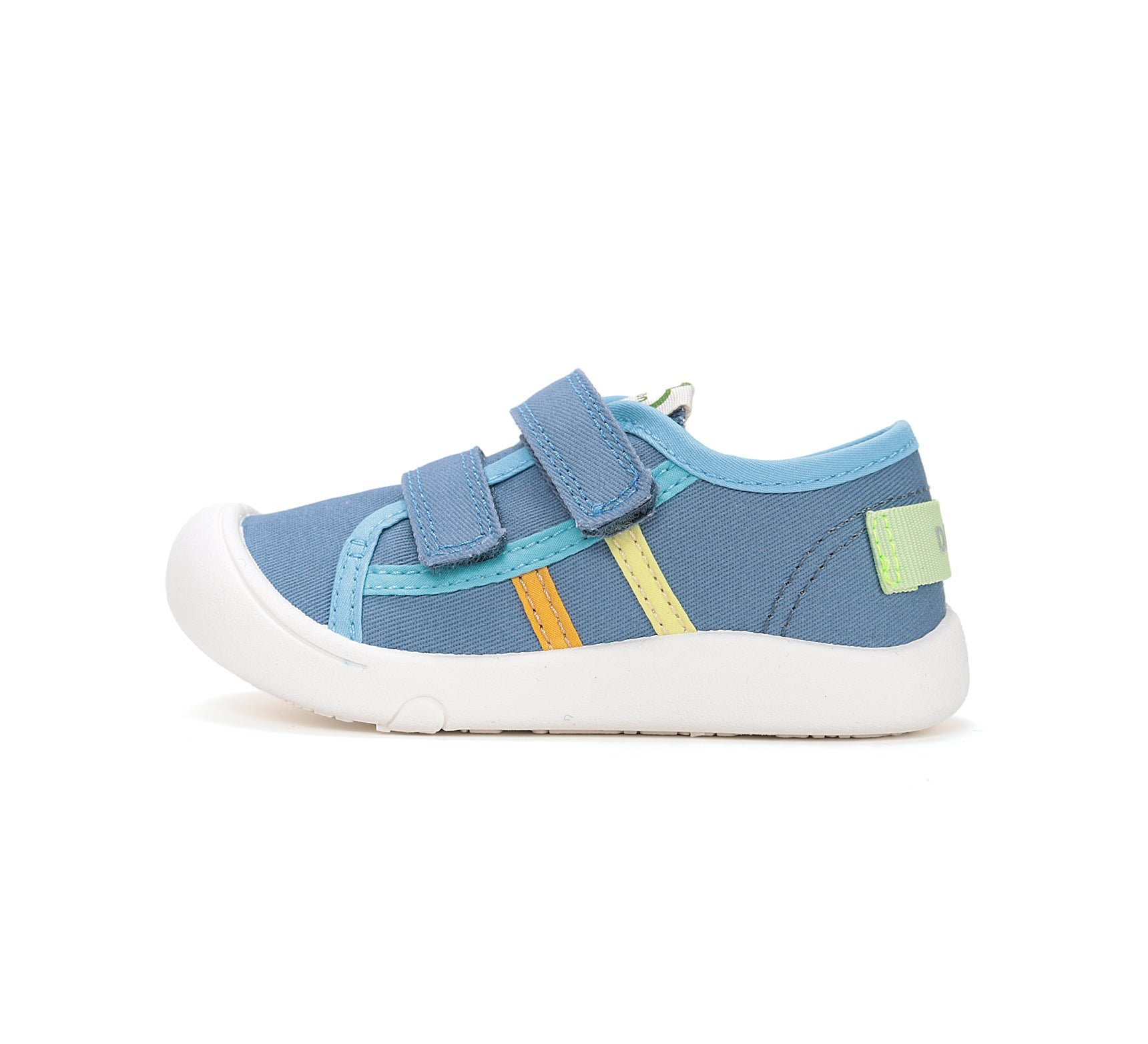 D.D.Step tenisi baieti din panza 28-33 Aero Blue cu dungi Imagine secundară a produsului