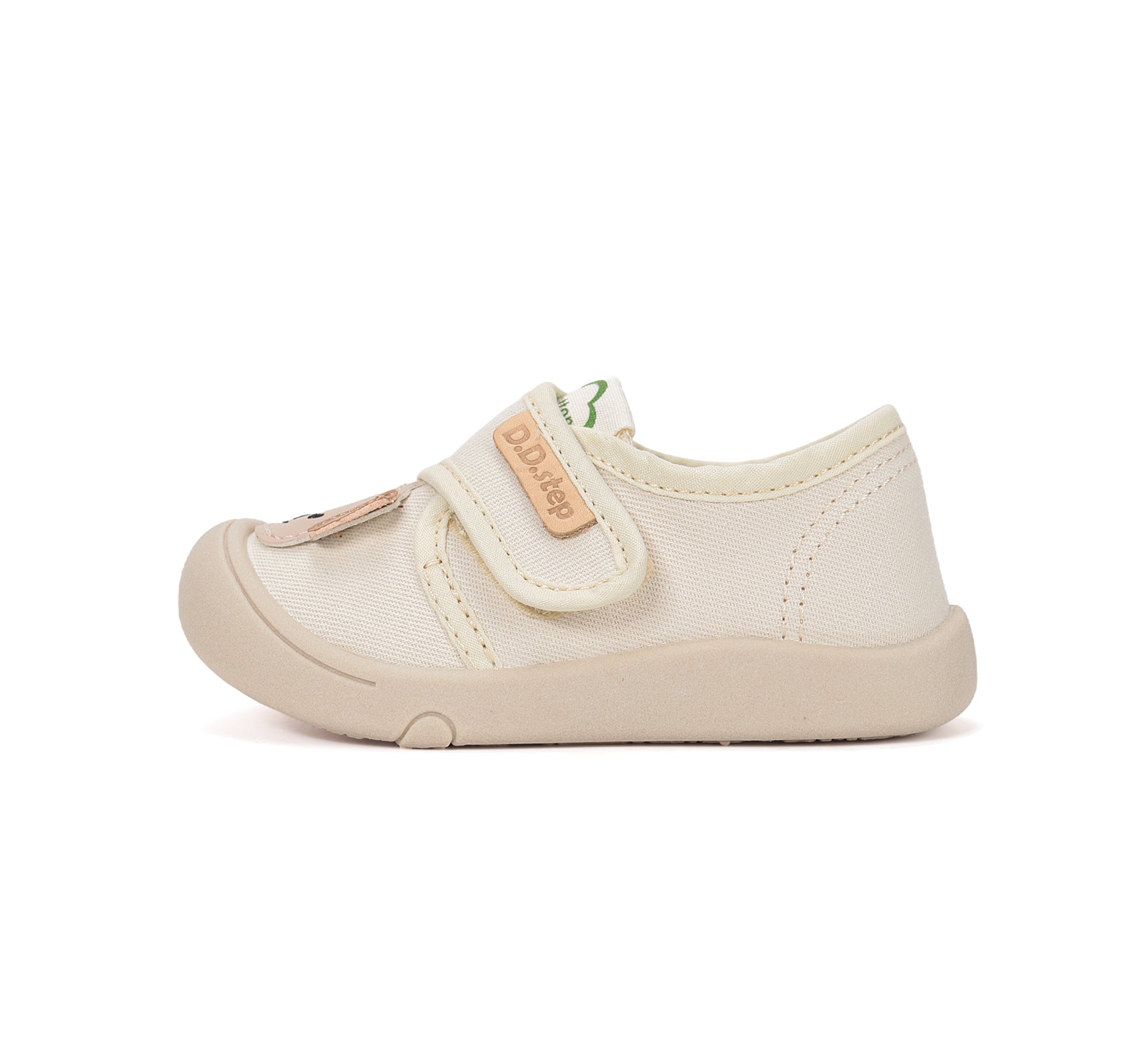 D.D.Step tenisi baieti din panza 22-27 Cream cu catel Imagine secundară a produsului