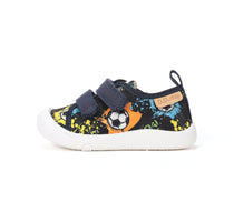D.D.Step tenisi baieti din panza 22-33 Royal Blue Football