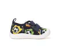 D.D.Step tenisi baieti din panza 22-33 Royal Blue Football