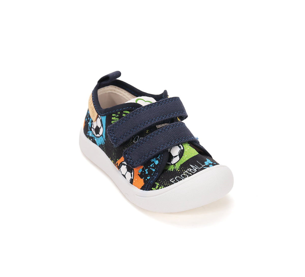 D.D.Step tenisi baieti din panza 22-33 Royal Blue Football