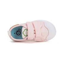 D.D.Step tenisi fete 26-31 Baby Pink cu floricele