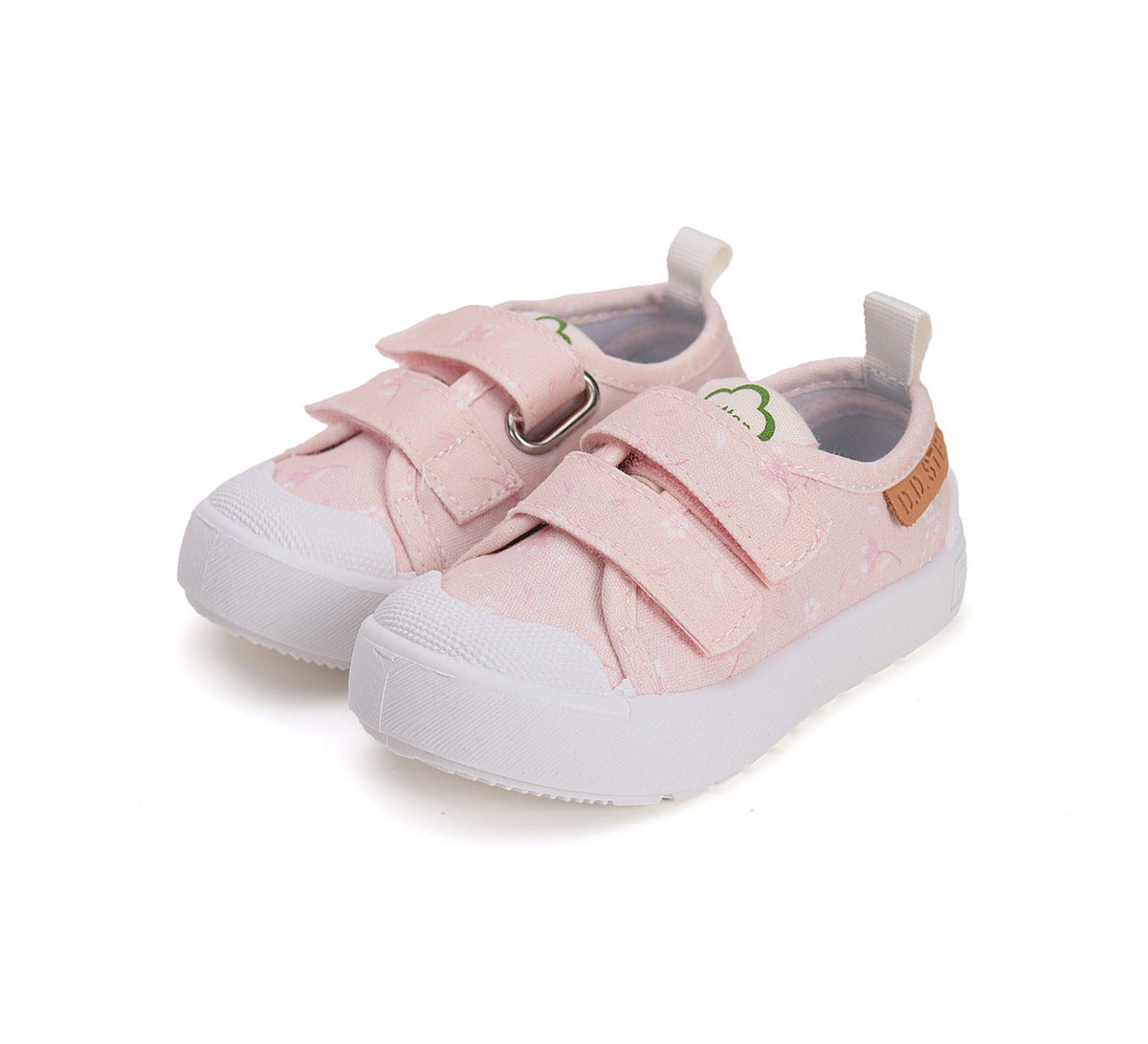 D.D.Step tenisi fete 26-31 Baby Pink cu floricele