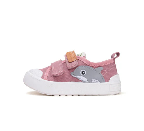 D.D.Step tenisi fete 26-31 Baby Pink cu iepuras