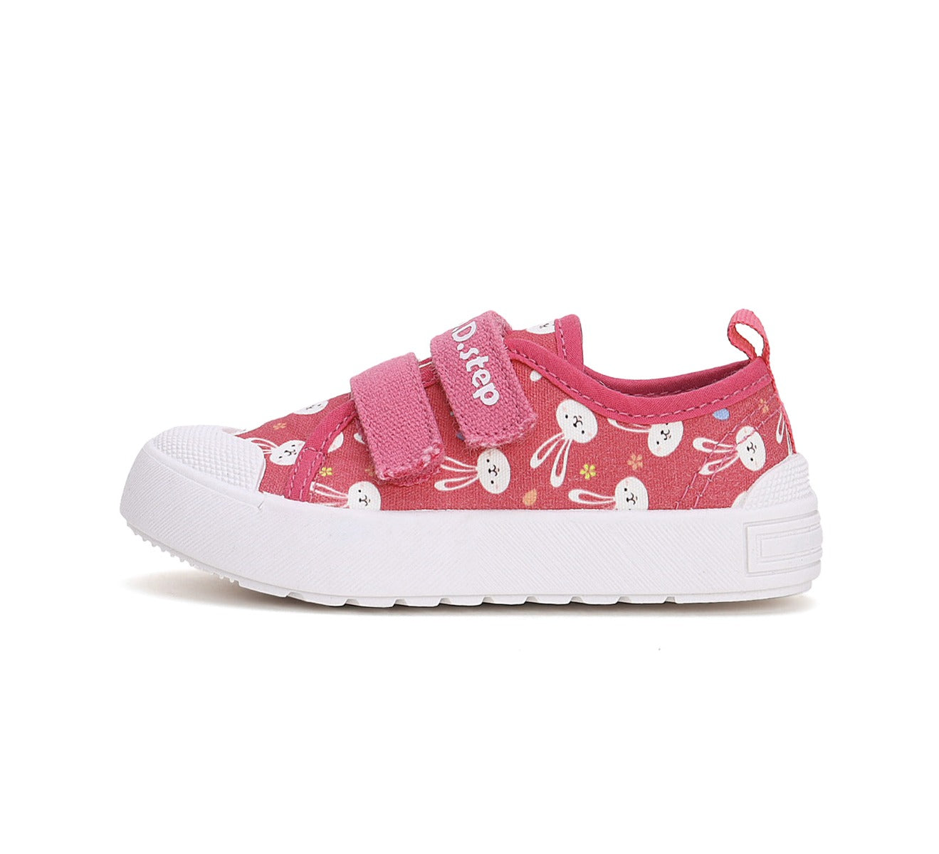D.D.Step tenisi fete 26-31 Dark Pink cu iepurasi Imagine secundară a produsului