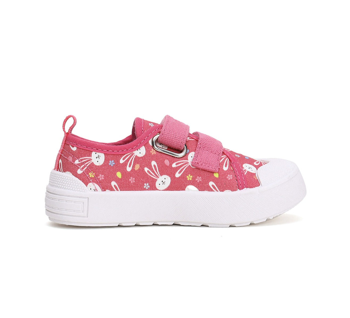 D.D.Step tenisi fete 20-25 Dark Pink cu iepurasi