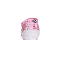D.D.Step tenisi fete 26-31 Dark Pink cu inimioare