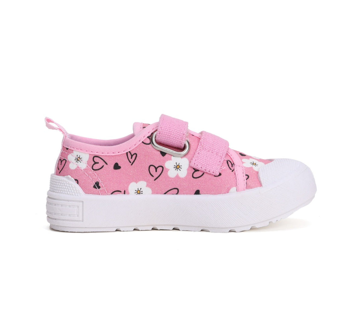 D.D.Step tenisi fete 26-31 Dark Pink cu inimioare