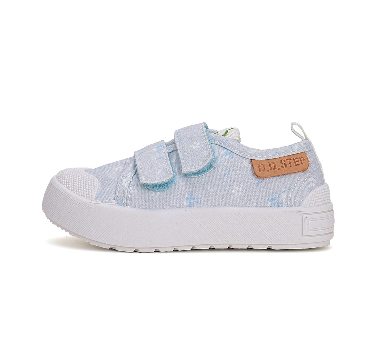 D.D.Step tenisi fete 20-25 Sky Blue cu floricele Imagine secundară a produsului