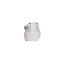 D.D.Step tenisi fete 20-25 Sky Blue cu floricele