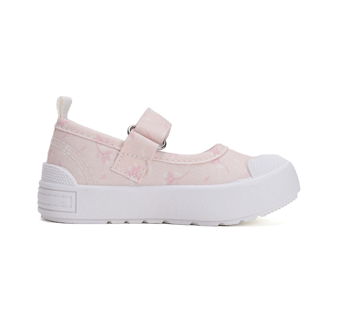 D.D.Step tenisi fete decupati 20-25 Baby Pink cu floricele