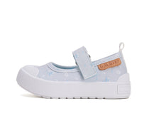 D.D.Step tenisi fete decupati 20-25 Sky Blue cu floricele