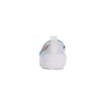D.D.Step tenisi fete decupati 20-25 Sky Blue cu floricele