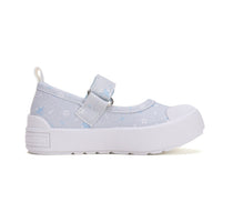 D.D.Step tenisi fete decupati 20-25 Sky Blue cu floricele