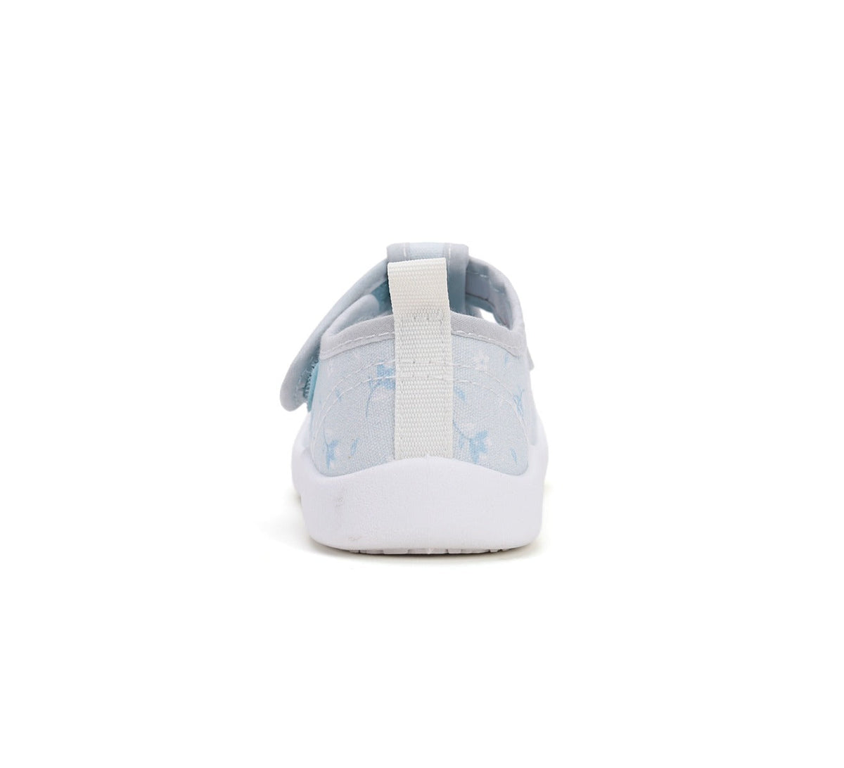 D.D.Step tenisi fete decupati 22-27 Sky Blue cu floricele