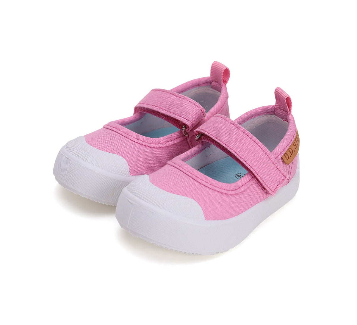 D.D.Step tenisi fete decupati 26-31 Dark Pink simplu Imagine principală a produsului