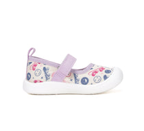 D.D.Step tenisi fete decupati din panza 22-27 Cream Skate