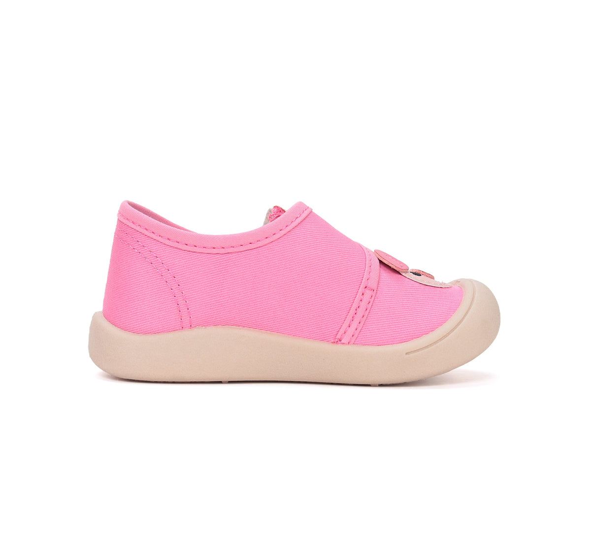 D.D.Step tenisi fete din panza 22-27 Hot Pink cu catel