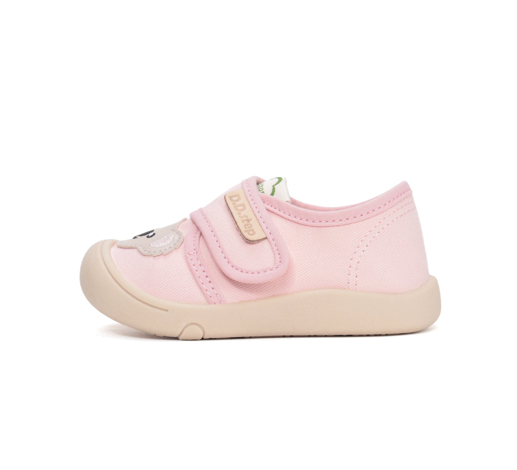 D.D.Step tenisi fete din panza 22-27 Baby Pink cu catel Imagine secundară a produsului