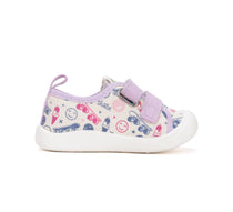 D.D.Step tenisi fete din panza 22-27 Cream Skate