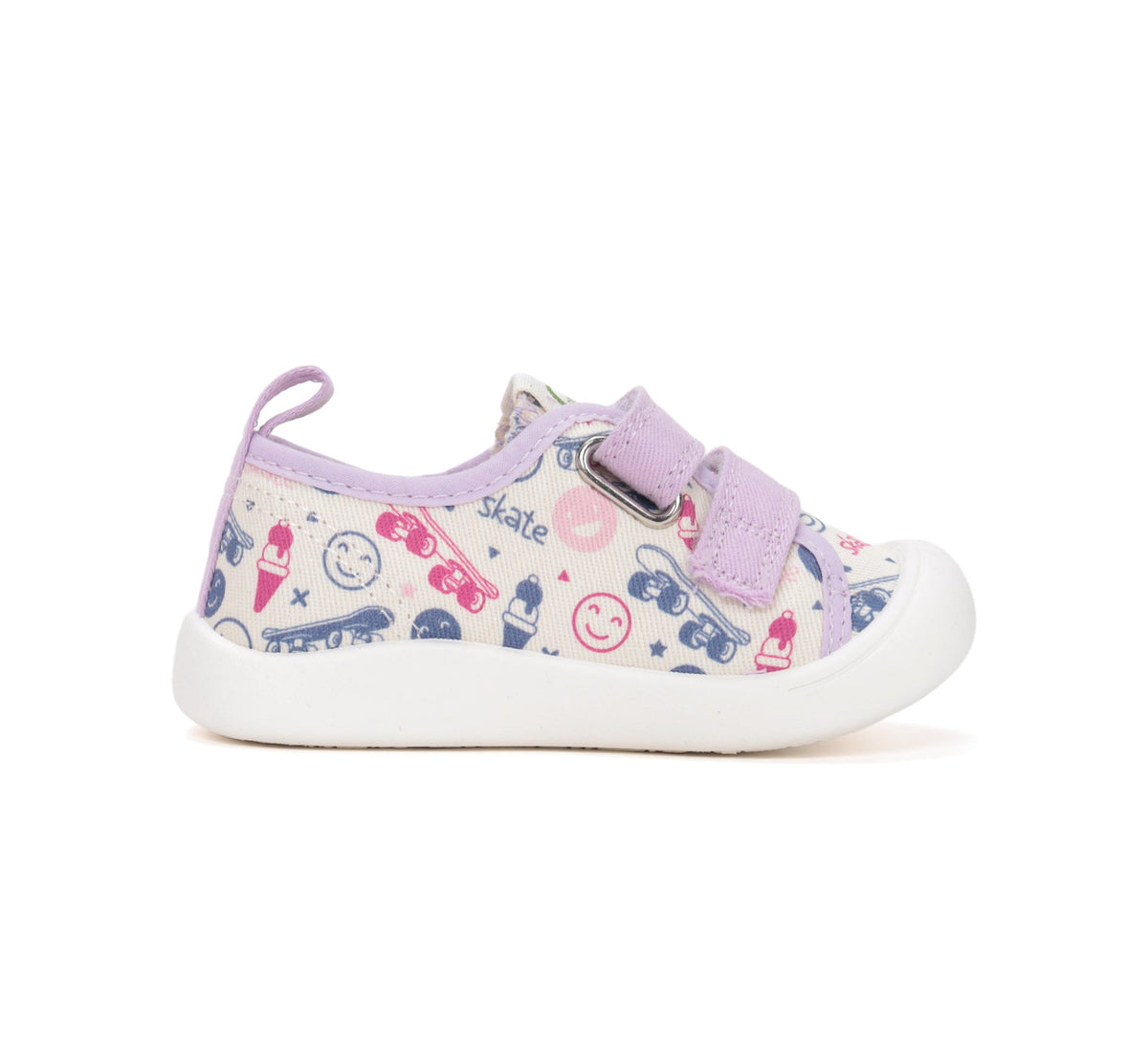 D.D.Step tenisi fete din panza 28-33 Cream Skate