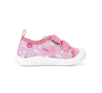D.D.Step tenisi fete din panza 22-27 Daisy Pink Skate