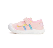 D.D.Step tenisi fete din panza 28-33 Baby Pink cu dungi