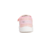 D.D.Step tenisi fete din panza 28-33 Baby Pink cu dungi