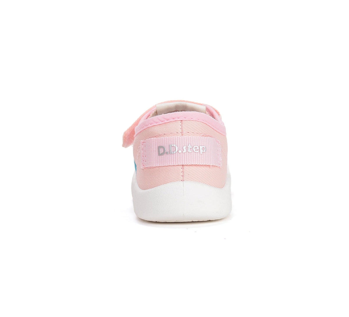 D.D.Step tenisi fete din panza 28-33 Baby Pink cu dungi