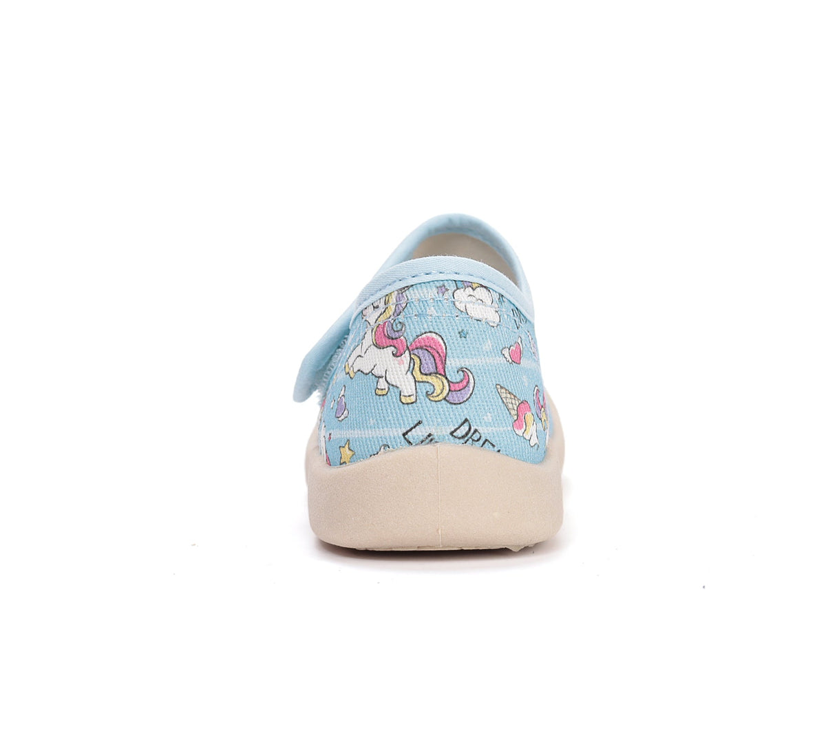D.D.Step tenisi fete decupati din panza 22-33 Oceanic Unicorn