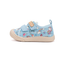 D.D.Step tenisi fete din panza 22-33 Oceanic Unicorn