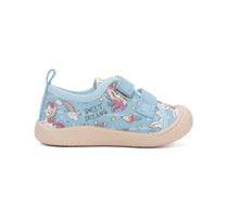 D.D.Step tenisi fete din panza 22-33 Oceanic Unicorn